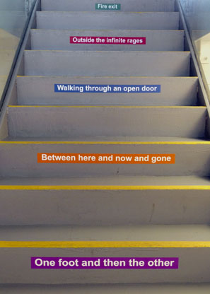 Philip Bradshaw, Installation view, Amongst Other Things, Steps, 2014